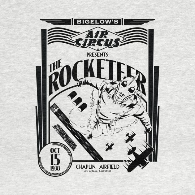 BIGELOW'S AIR CIRCUS ROCKETEER ADVERTISEMENT by Baggss